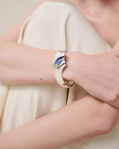 Jenny Bird Lydia Cuff in Silver
