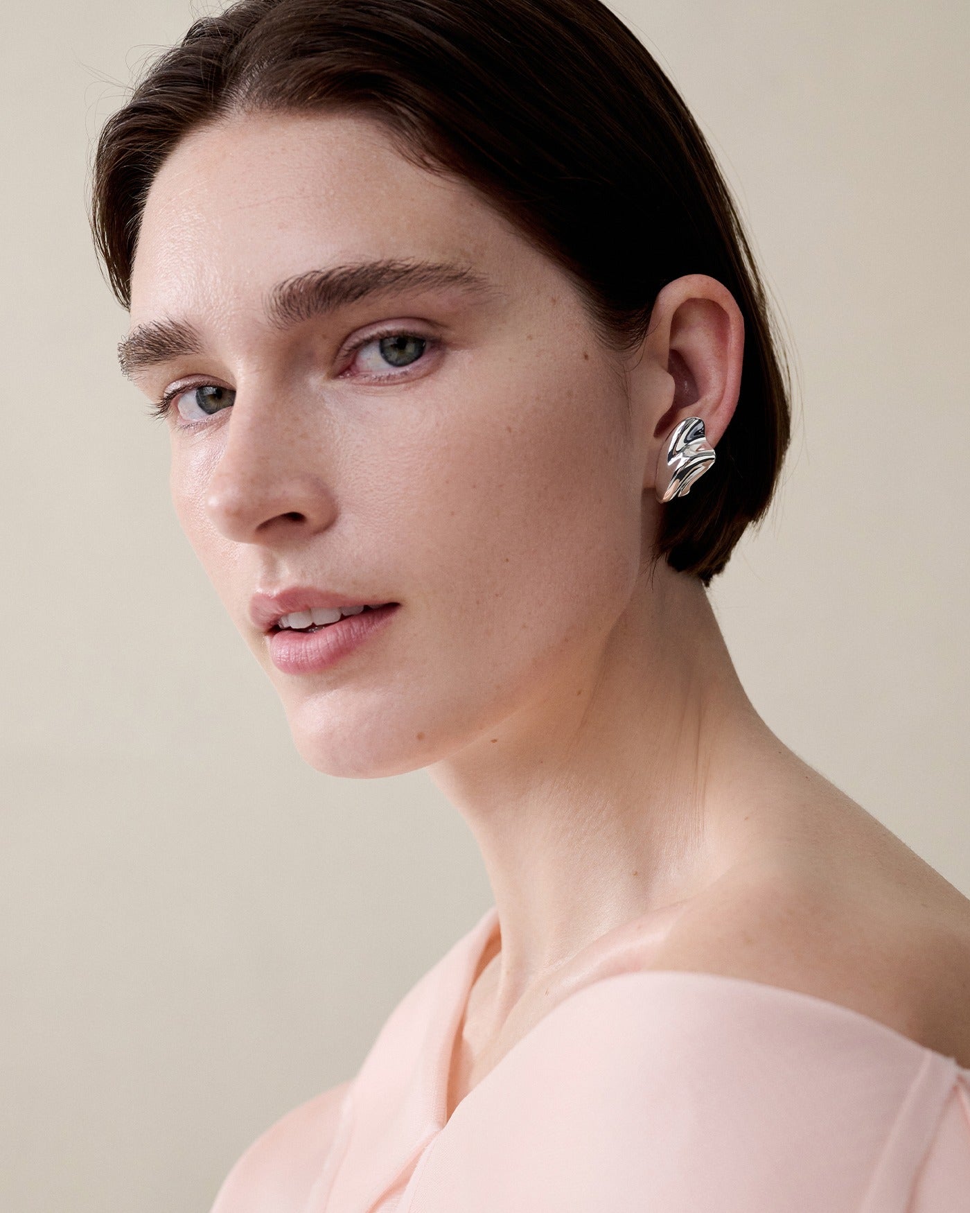 Jenny Bird Portia Earrings in Silver