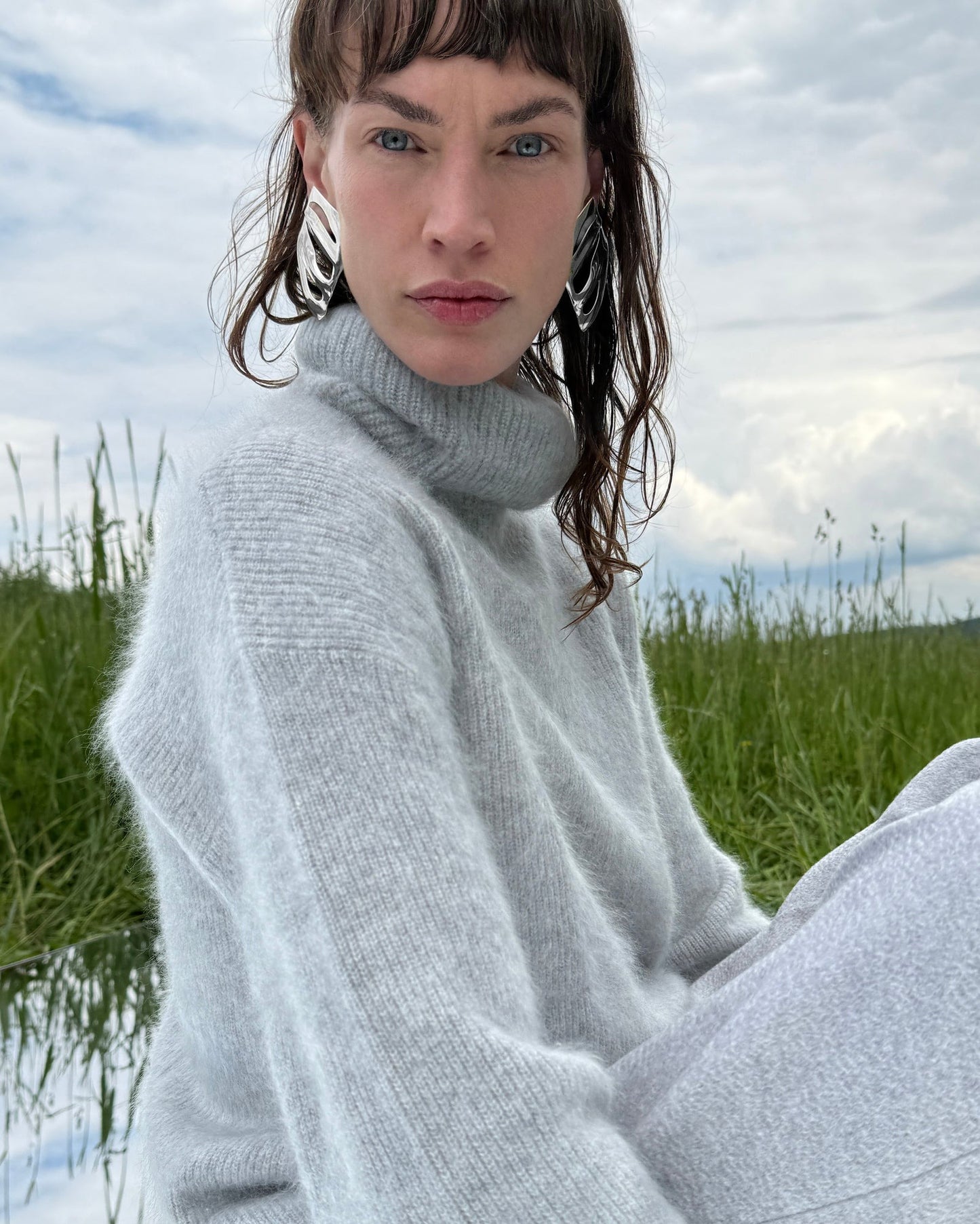 Jenny Bird The Kites in High Polish Silver