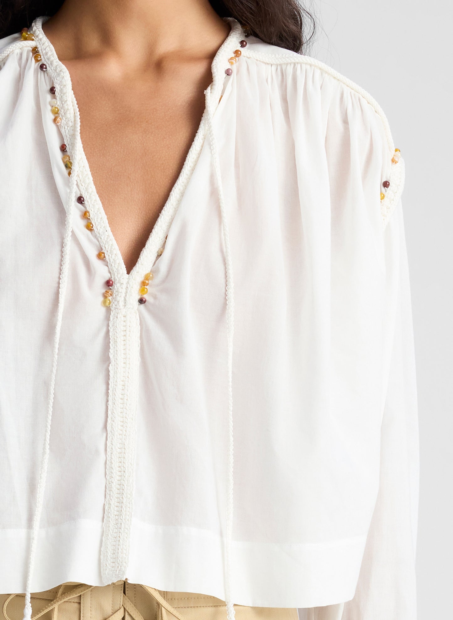 A.L.C. Jodie Top in White