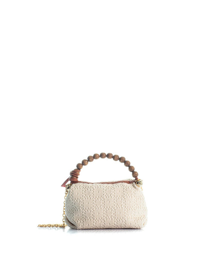 Kooreloo The Charming Kyoto Mini Bag in Crochet Ivory