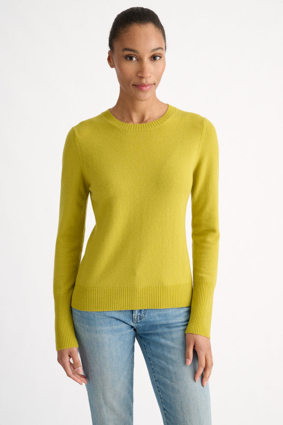Kinross Cashmere Modern Crew Sweater (More Colors)