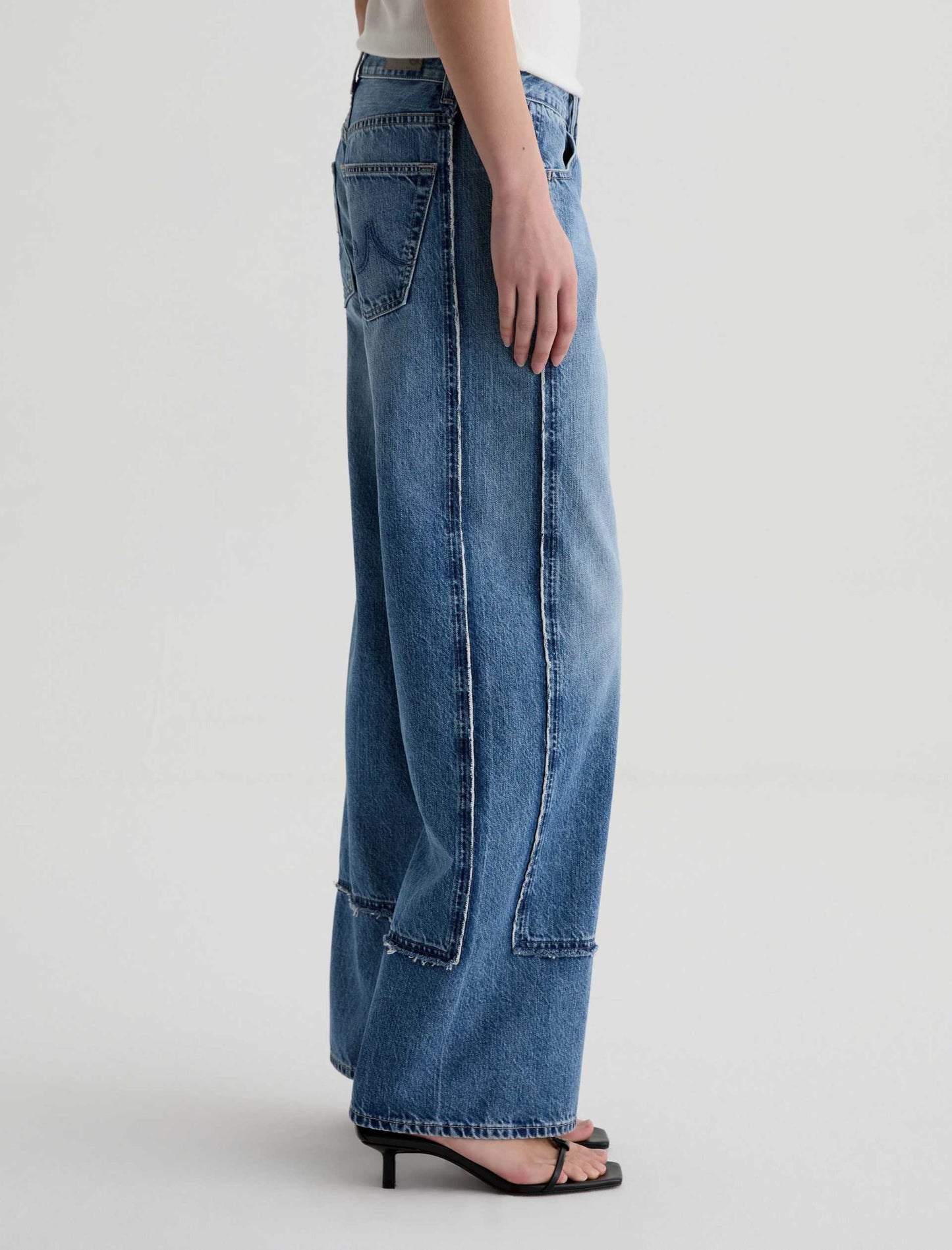 AG Jeans Adria Paneled Fit Jeans in Socialite