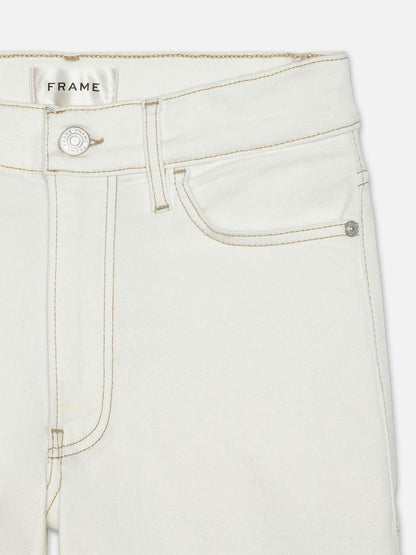 Frame Le Palazzo Crop Jeans in Au Natural Clean