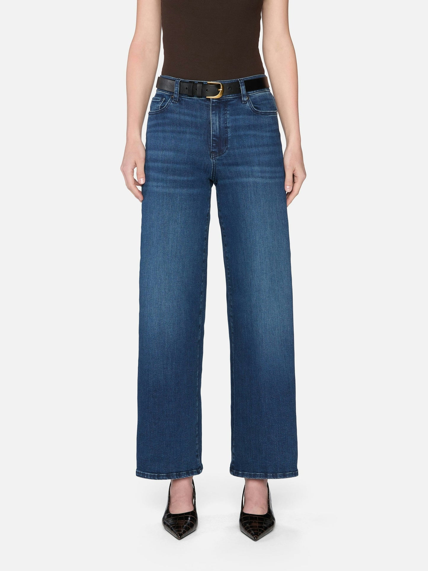 Frame Le Palazzo Crop Jeans in Keepsake