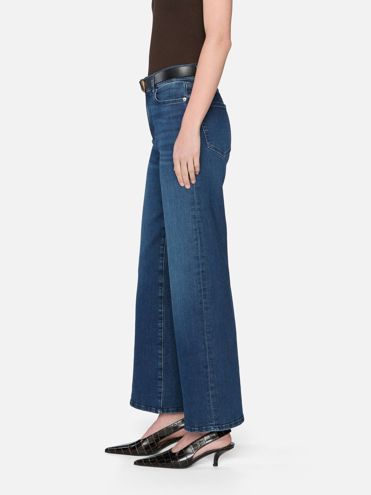 Frame Le Palazzo Crop Jeans in Keepsake
