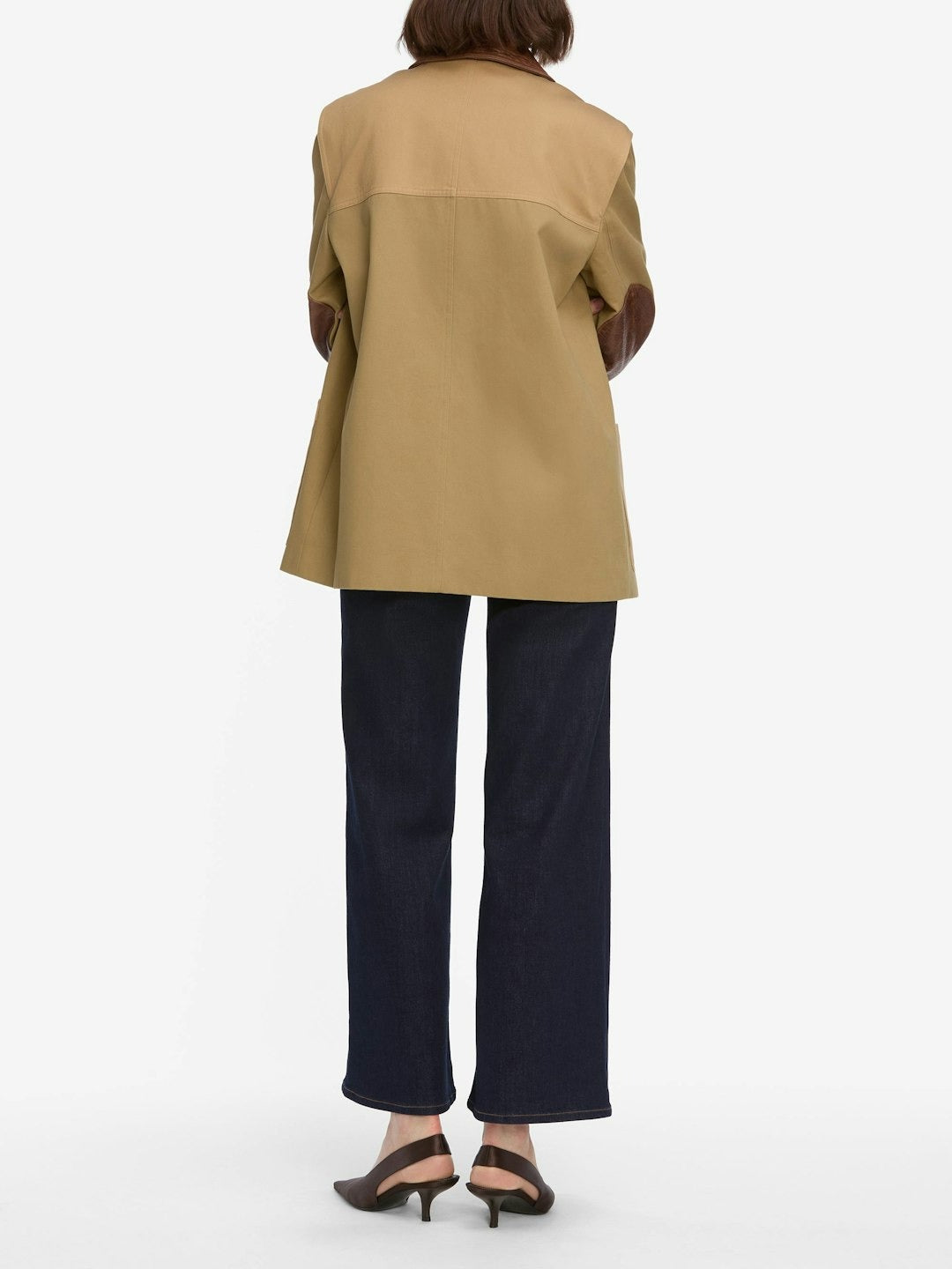 Frame Le Slim Palazzo Crop Jeans in Rinse