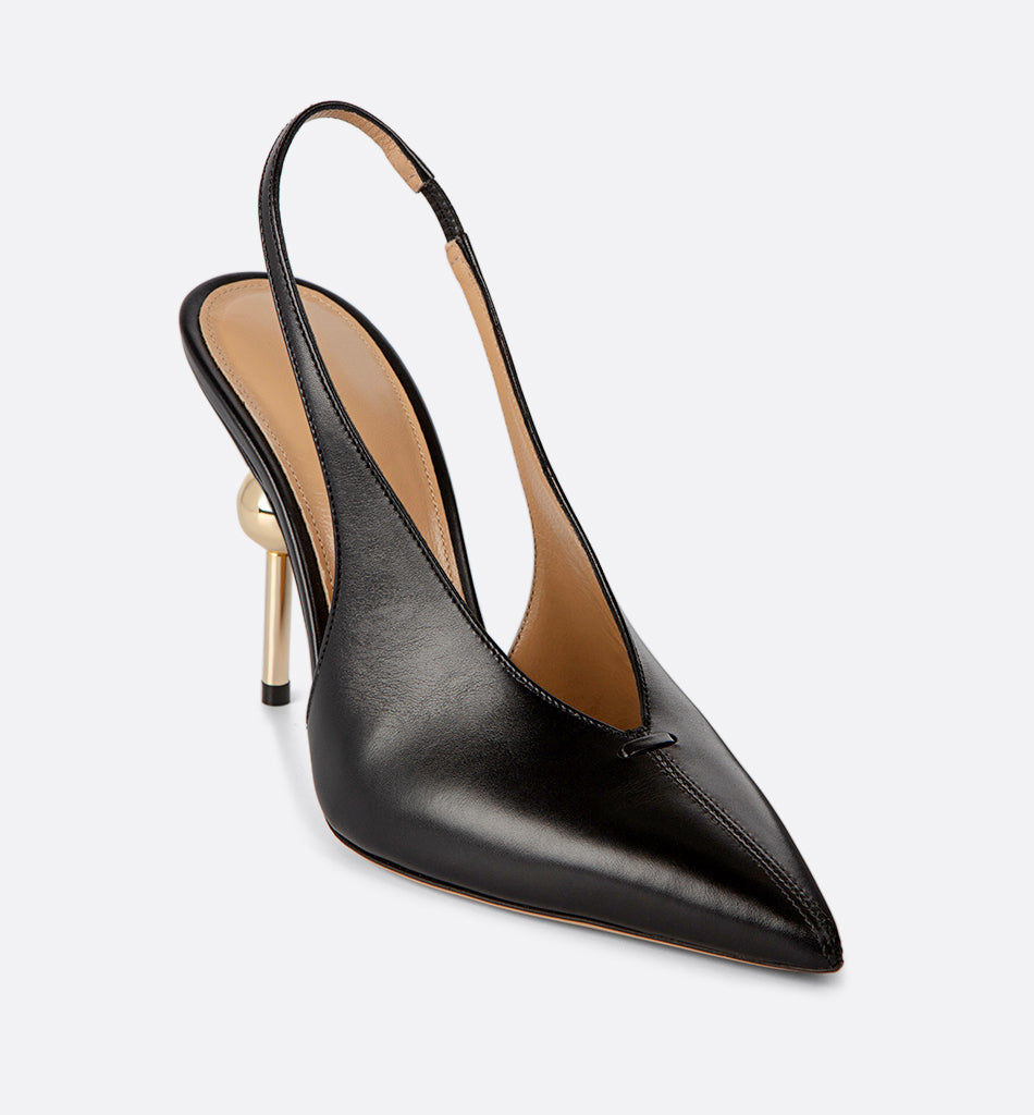 Camilla Gabrieli Lucia Slingback Pump in Black
