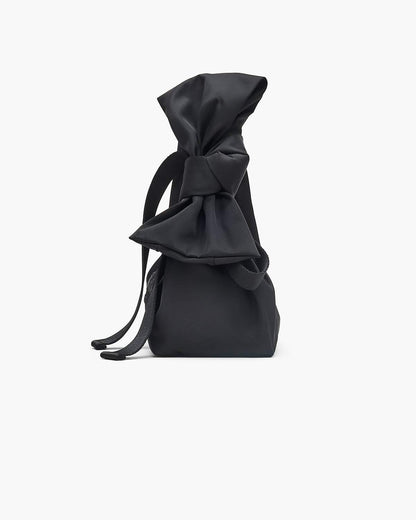 Marc Jacobs The Bow Nylon Mini Sack Bag in Black