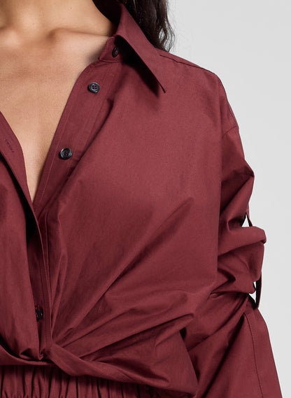 A.L.C. Leo Top in Dark Bosco