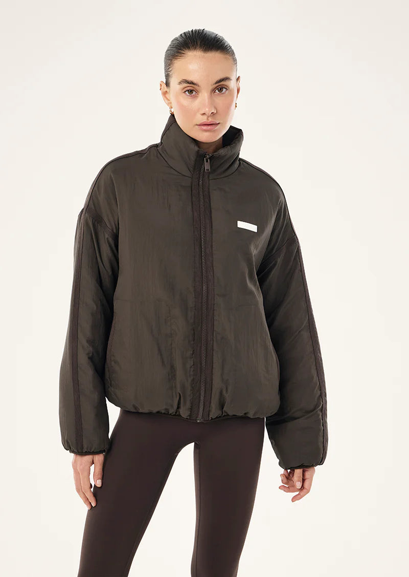 P.E Nation Off Set Jacket in Coffee