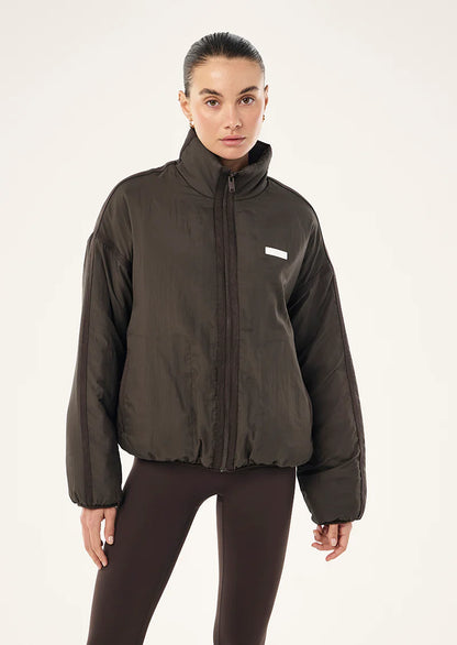 P.E Nation Off Set Jacket in Coffee