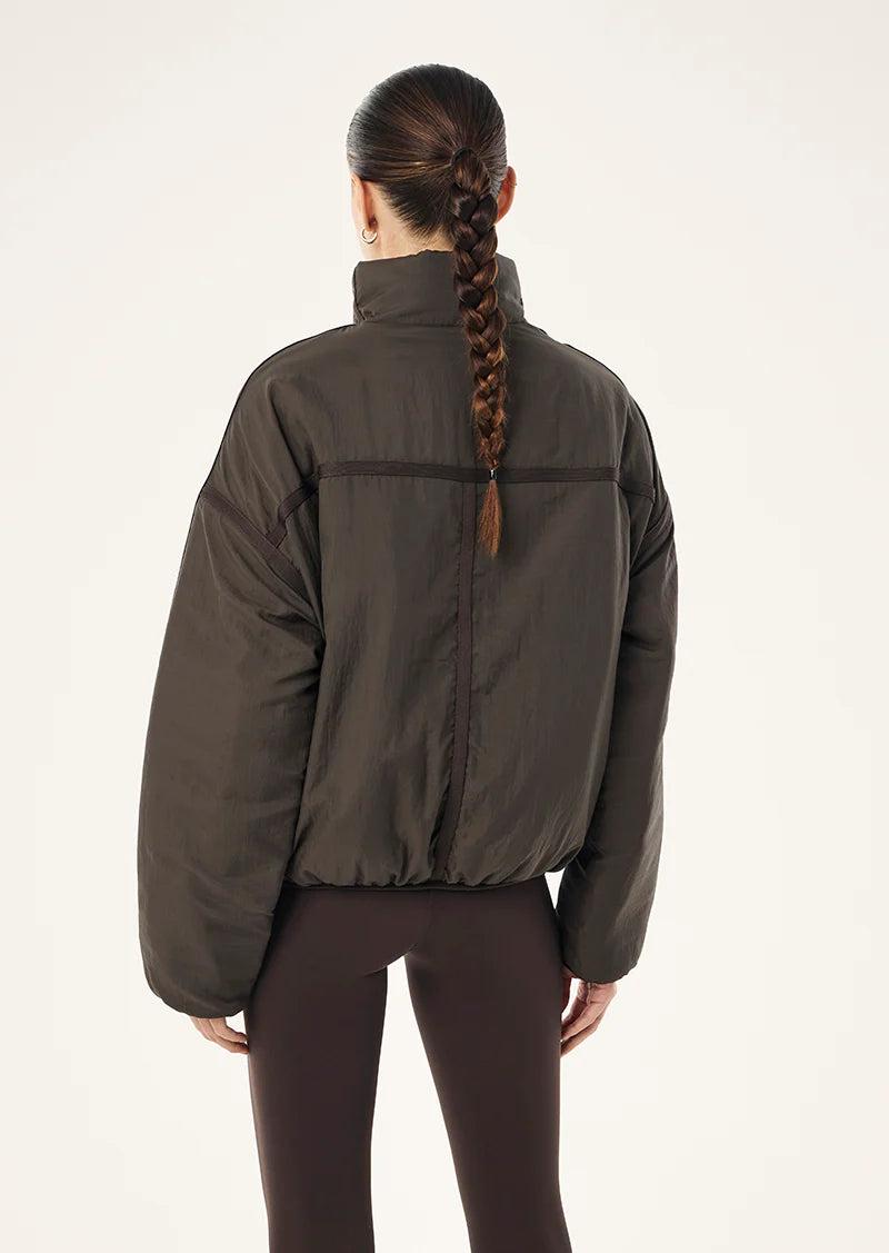P.E Nation Off Set Jacket in Coffee