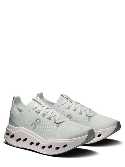 On Running Women's Cloudsurfer Max Sneaker in Iceberg/Ivory