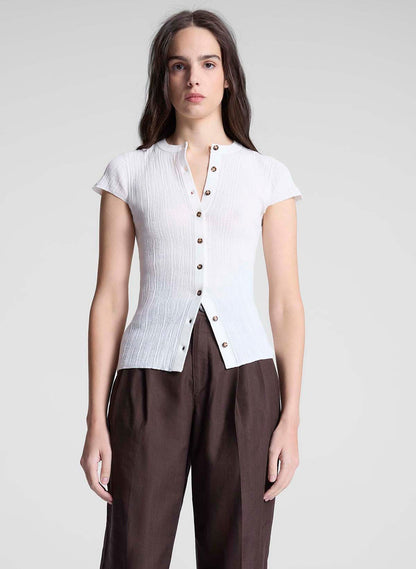 A.L.C. Parker Cardigan in Bright White