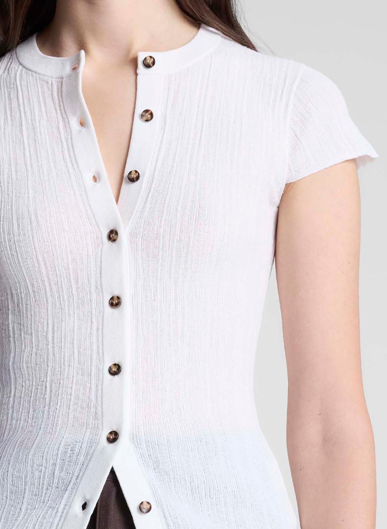 A.L.C. Parker Cardigan in Bright White