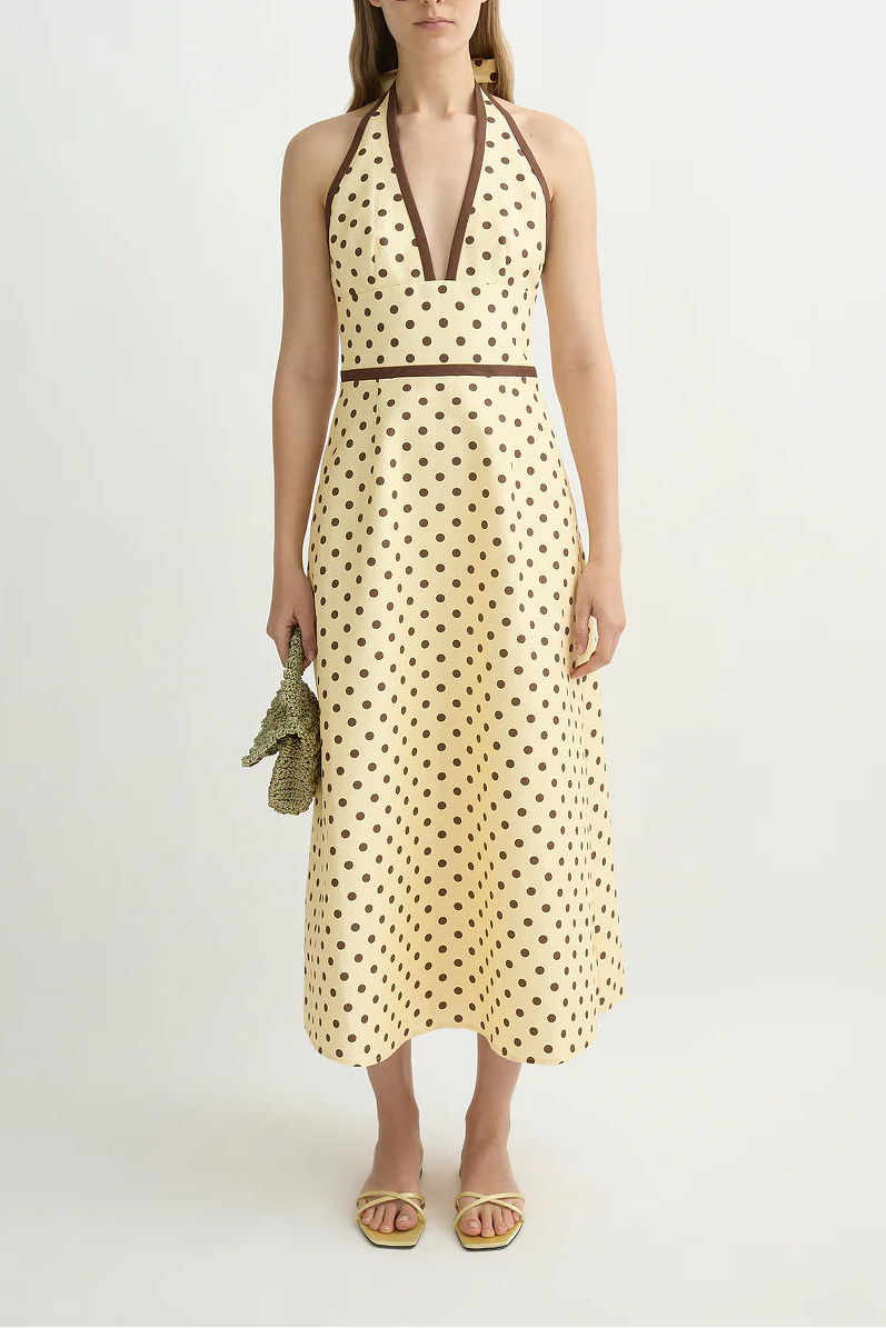 Posse Bowie Dress in Vanilla/Choc