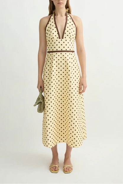 Posse Bowie Dress in Vanilla/Choc