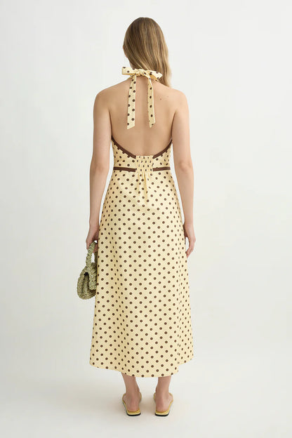 Posse Bowie Dress in Vanilla/Choc