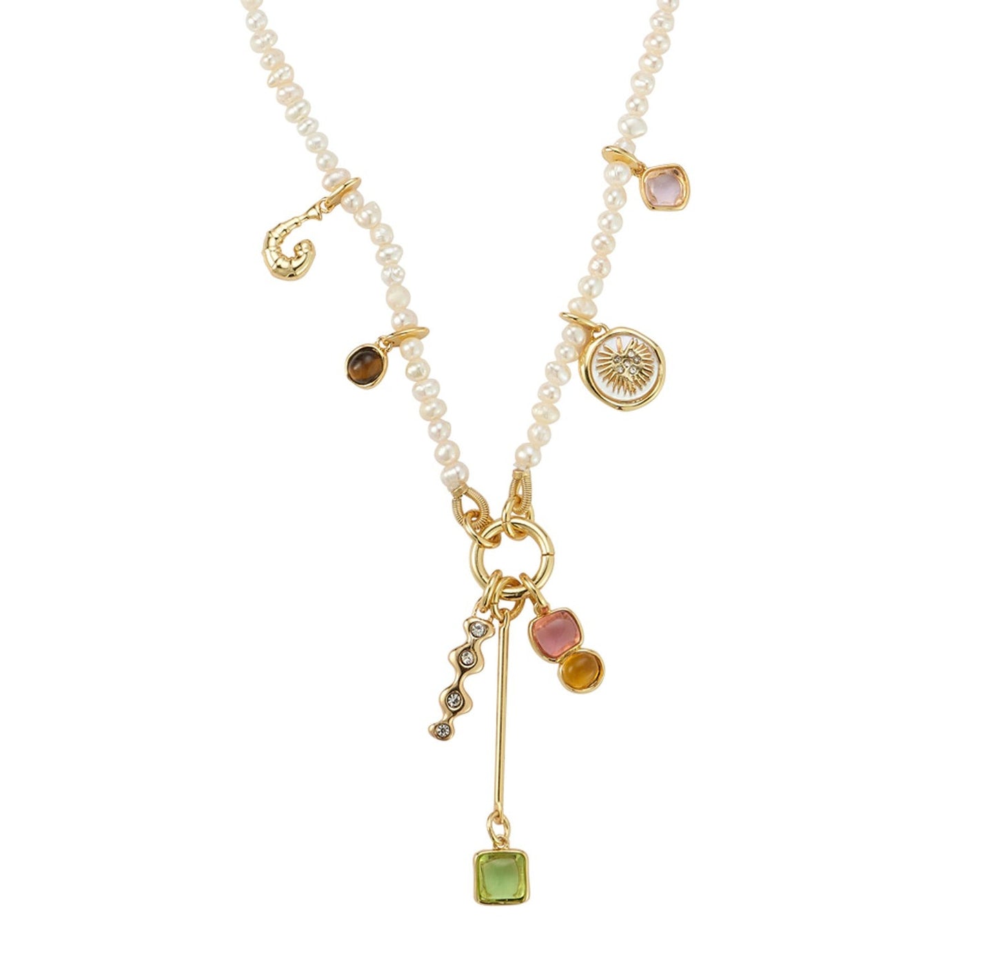 Mignonne Gavigan Amora Necklace in White Multi