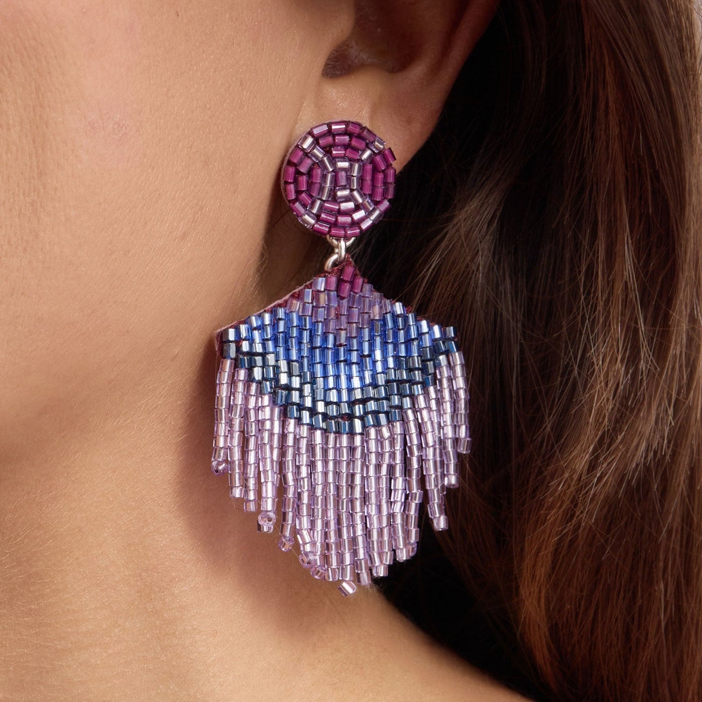 Mignonne Gavigan Hamilton Earrings in Purple