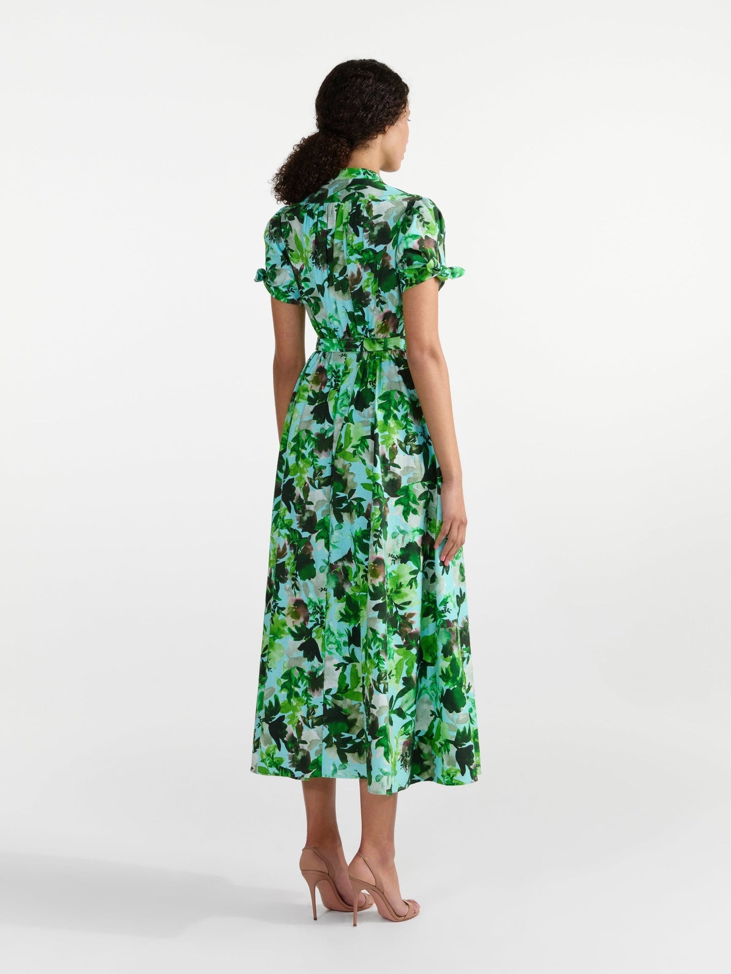 Saloni Ena Dress in Watercolor Garden