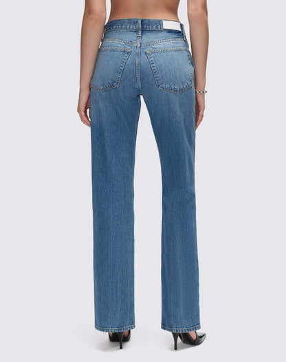 Re/Done 90s Mid Rise Loose in Medium Vain