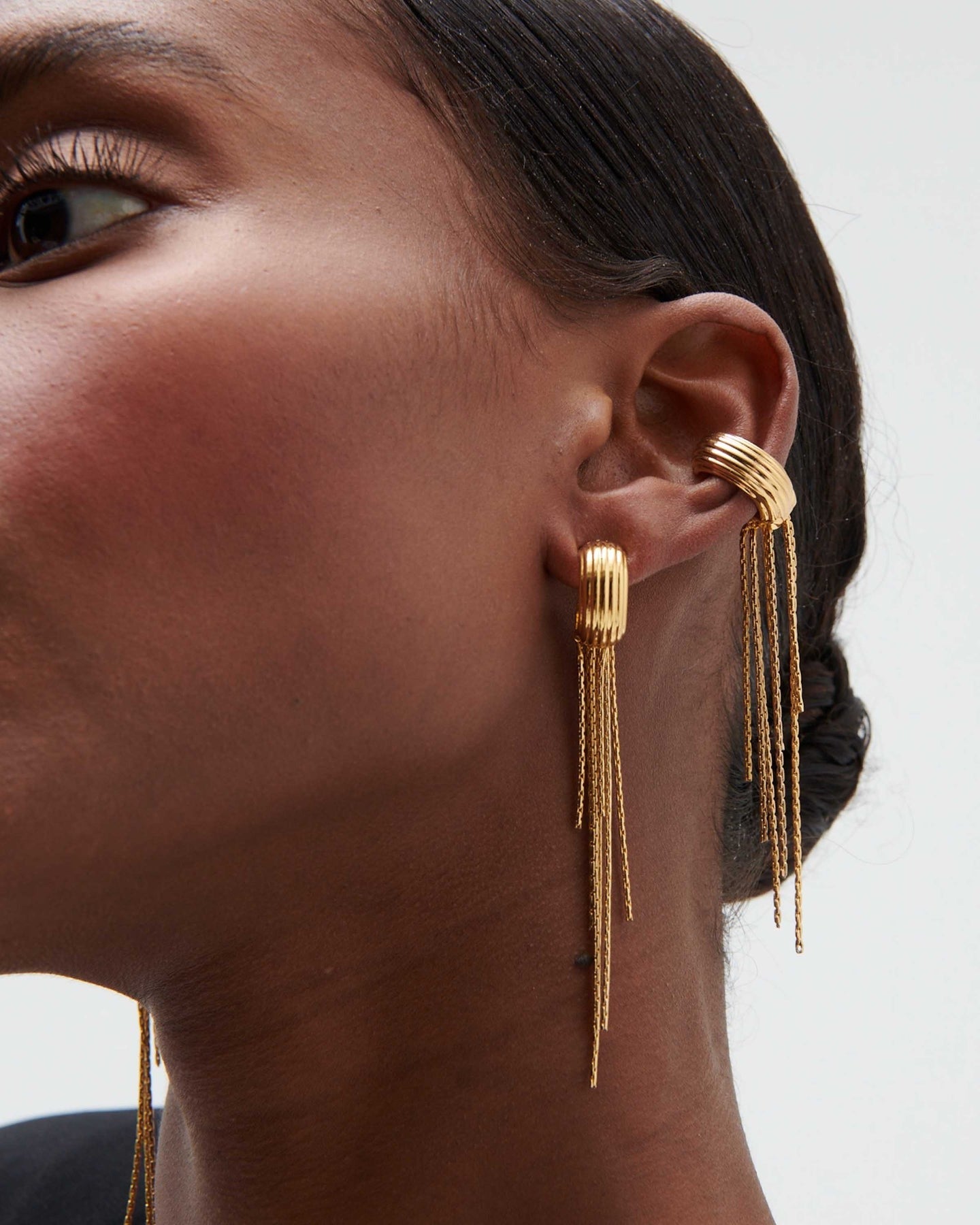 Demarson Reese Earrings in Gold