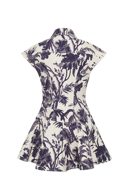 Cara Cara Ryce Dress in Fauna Floral Navy