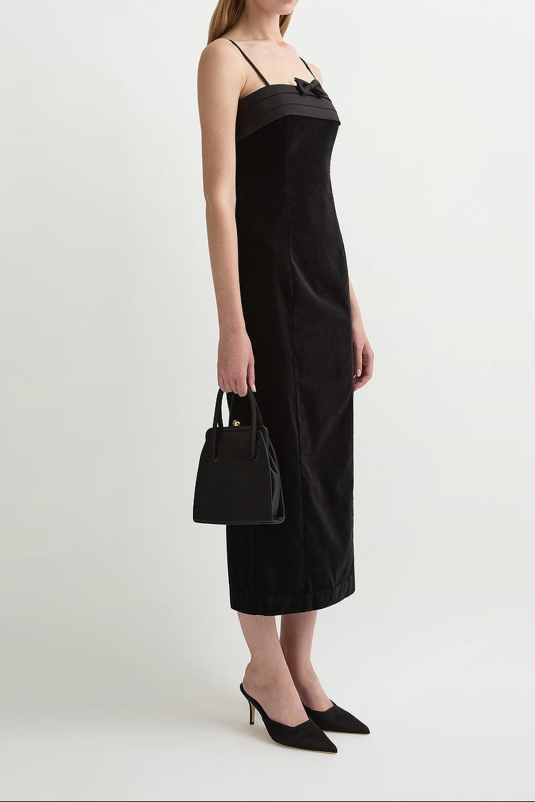 Posse Quincy Dress in Black Black / L
