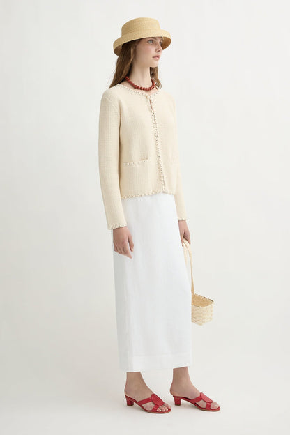 Posse Emma Pencil Skirt in Ivory