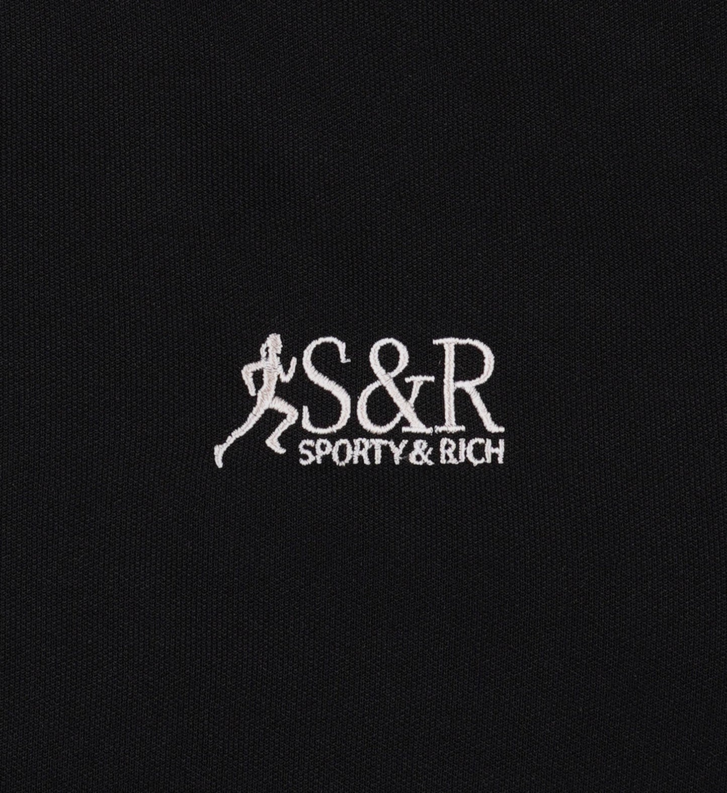 Sporty & Rich Runner Elio Track Jacket in Black