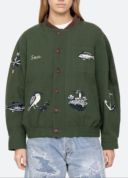 Sea Clyde Lighthouse Jacket in Army