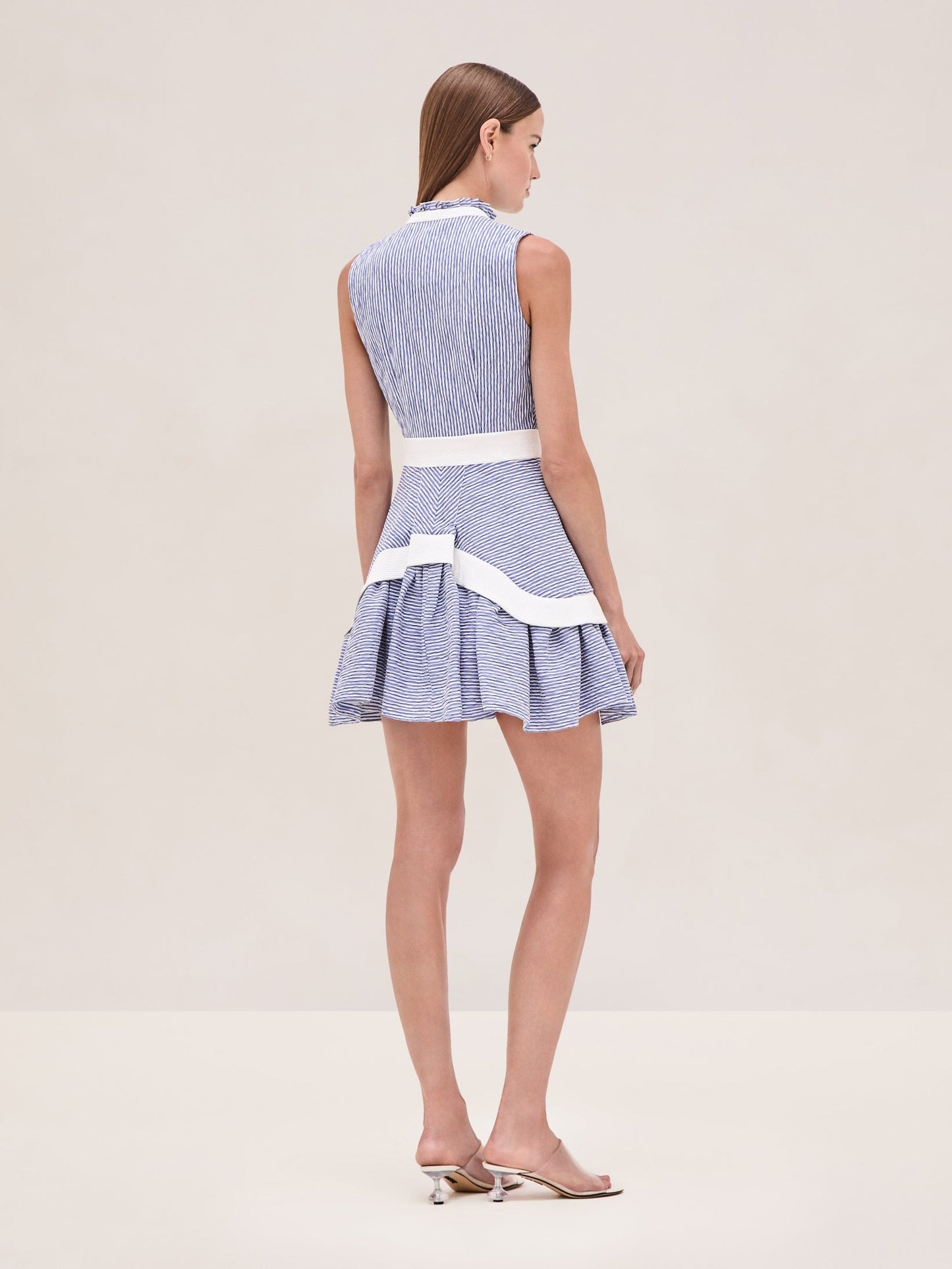 Alexis Natacha Dress in Blue Stripes