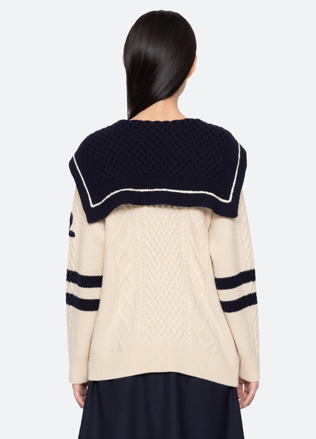 Sea Maren Knit Cardigan in Cream