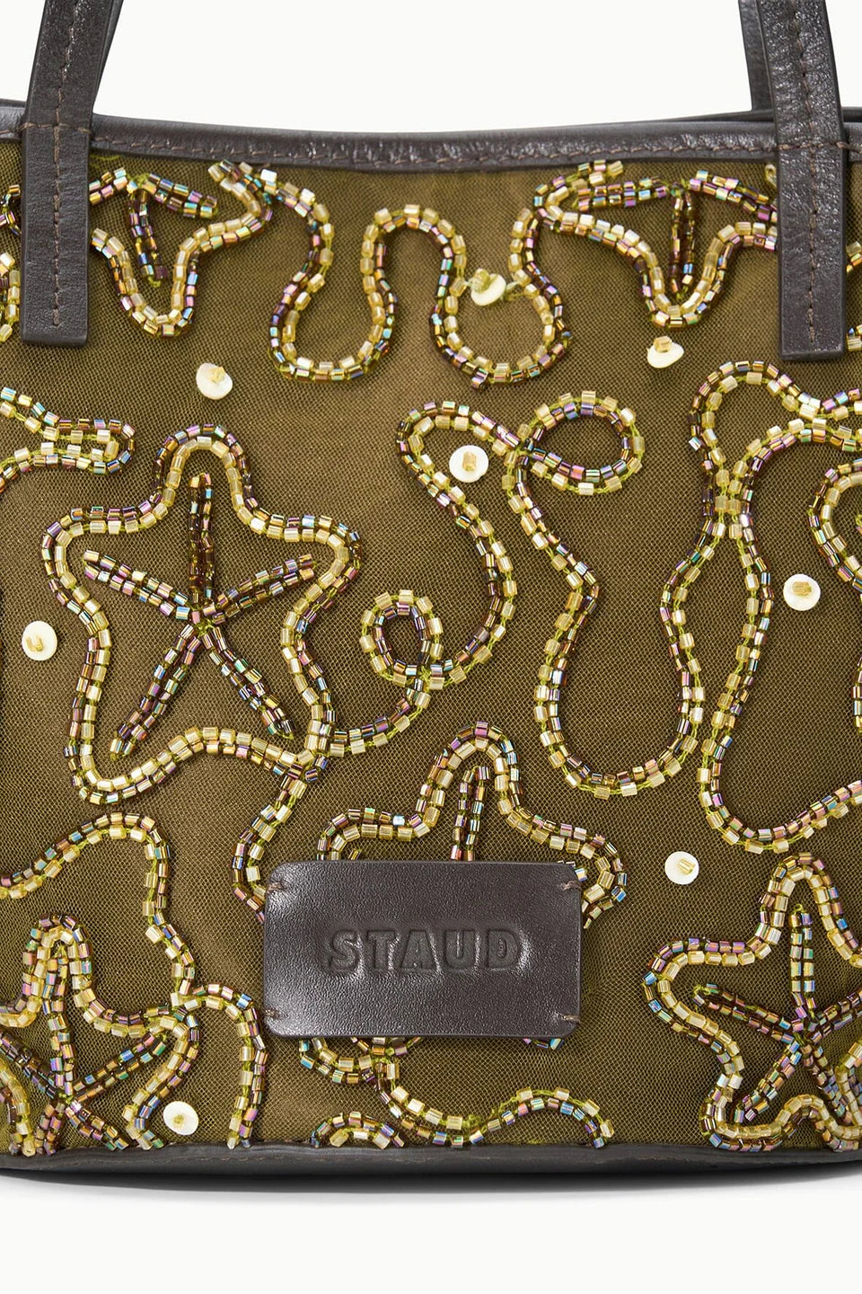 Staud Caro Bucket Bag in Starfish