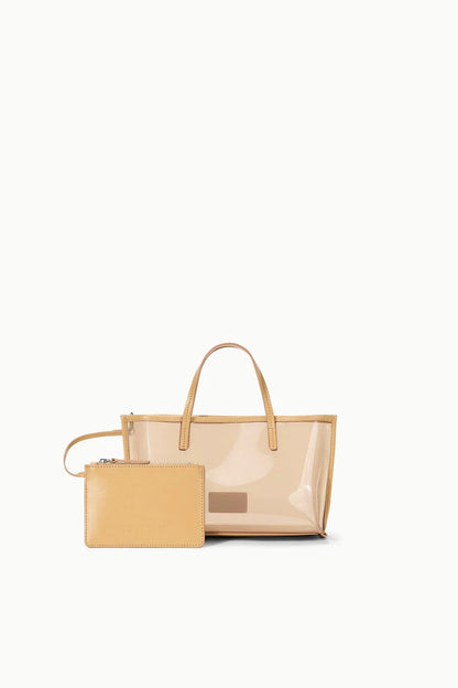 Staud Christos Mini Tote Bag in Camel