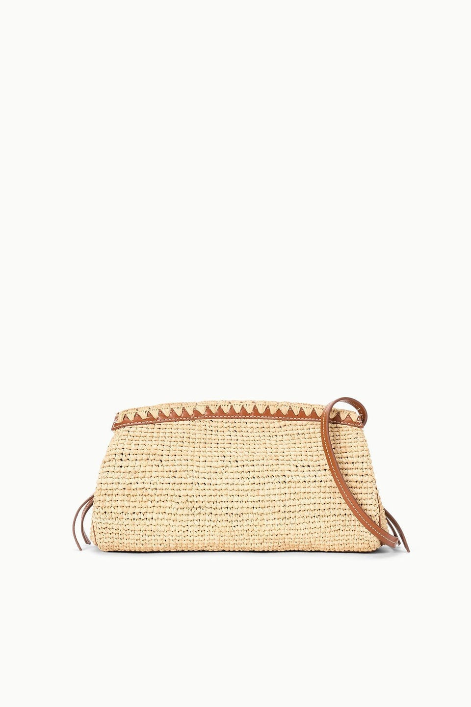 Staud Maude Convertible Clutch in Natural/Tan
