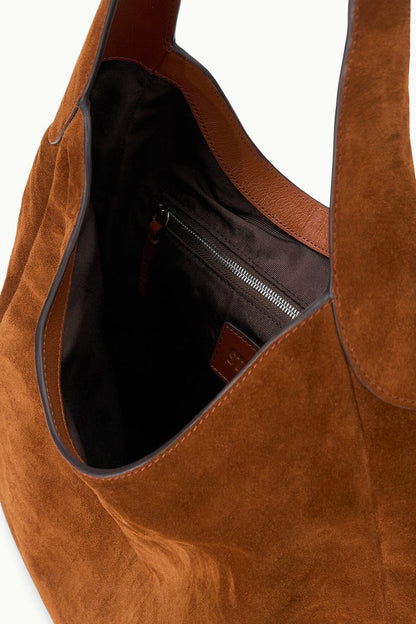 Staud Maya Hobo Bag in Tabac