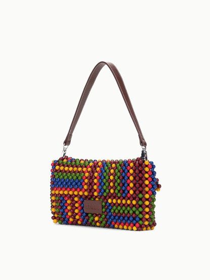 Staud Timmy Convertible Shoulder Bag in Jungle Stripe