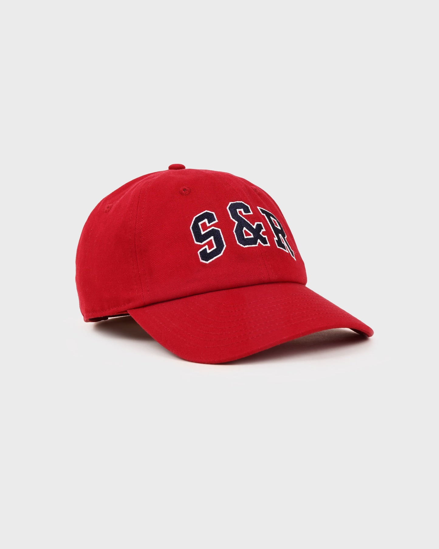 Sporty & Rich S&R Ivy Hat in Ruby