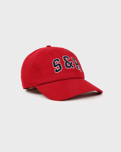 Sporty & Rich S&R Ivy Hat in Ruby