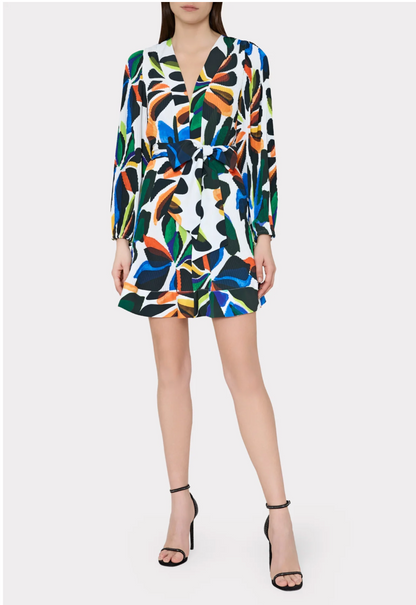 Milly Liv Balearic Floral Dress in Multi