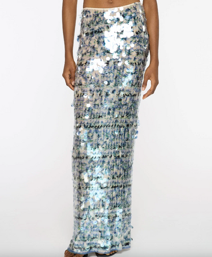 Paris Georgia Mermaid Skirt in Multi Sequins