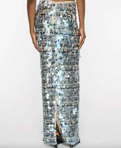 Paris Georgia Mermaid Skirt in Multi Sequins