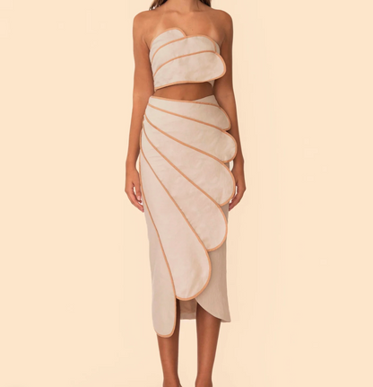Azulu Sango Skirt in Latte