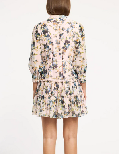 Cinq à Sept Trailing Iris Rhys Dress in Rosy Cloud Multi