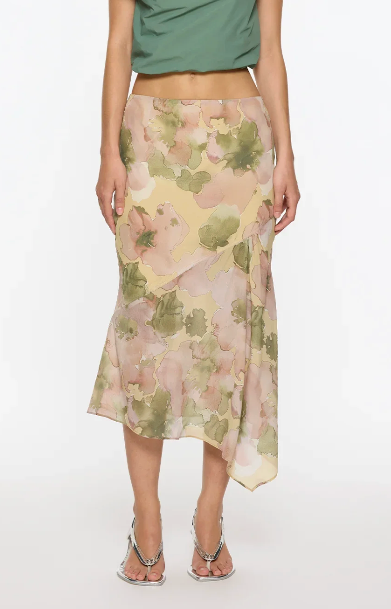 Paris Georgia Mae Skirt in Floral Print