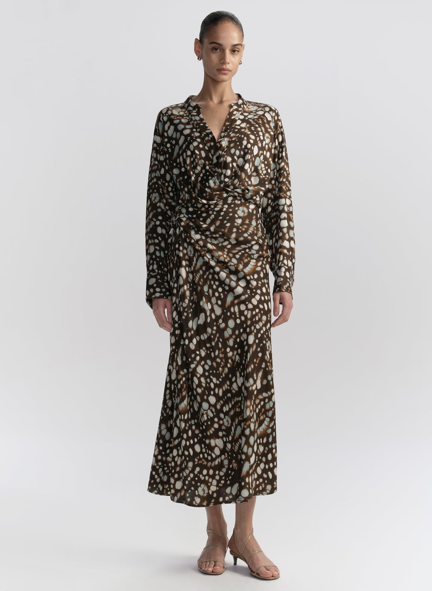 ALC Jean Midi Skirt in Ganache Multi