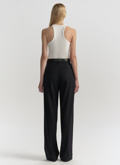 ALC Dean Racerback Rib Knit Tank in Ivory